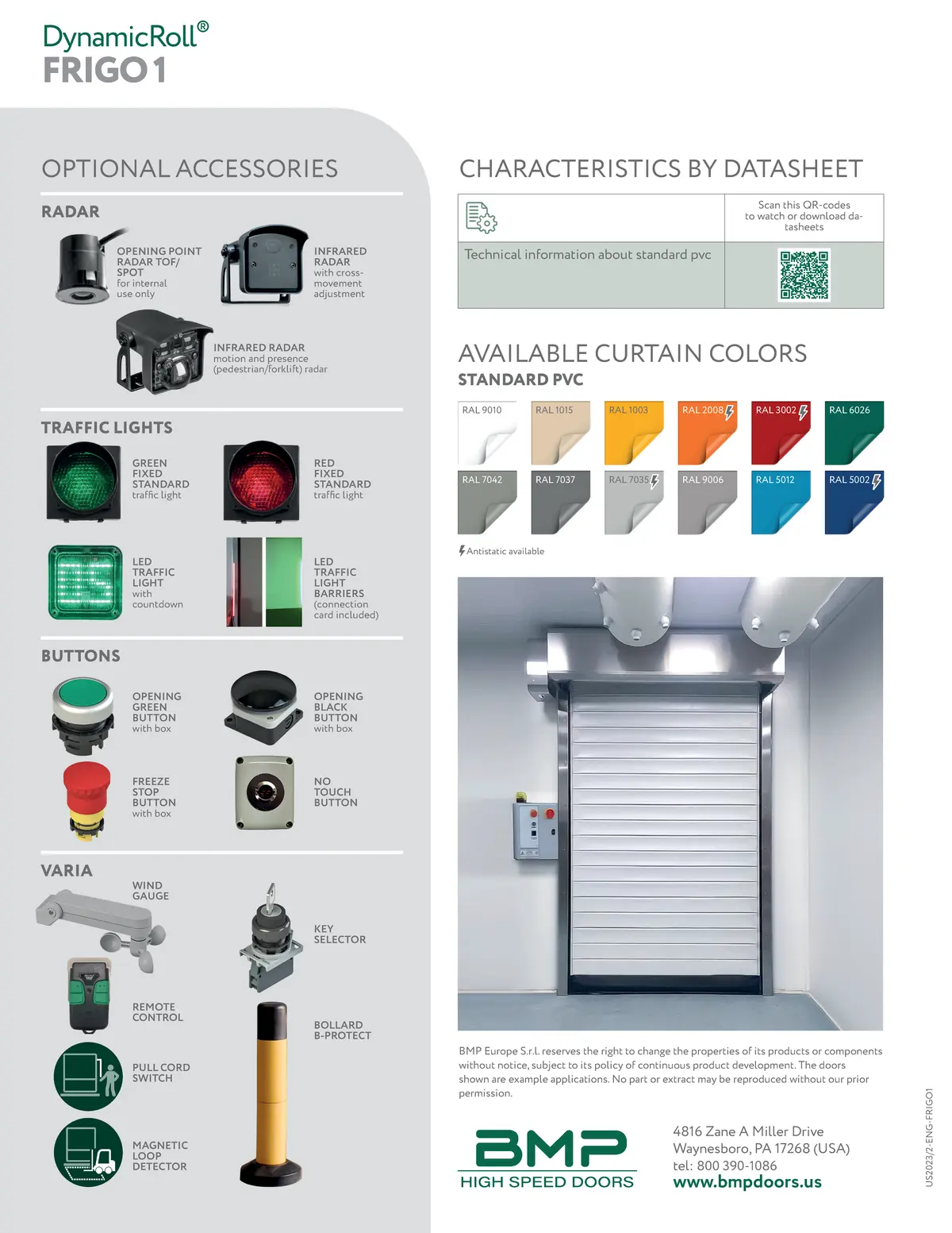 Dynamicroll DynamicRoll® FRIGO 1 USA